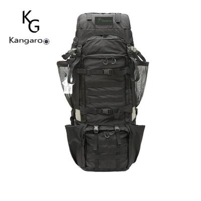 China Custom Outdoor Hiking Bag 70L Waterproof Sport Backpack Material Waterproof for sale