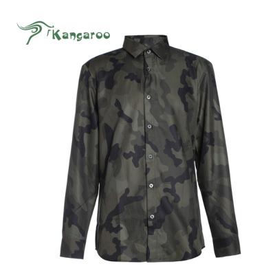 China Hot-selling one pocket anti-pilling men's comfortable long sleeves camouflage personality shirts for sale for sale