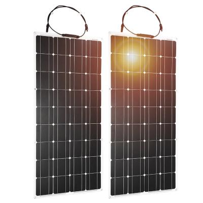 China 10PCS 12V 100W Flexible Mono Solar Panel For 1000w Solar System (L) 1180 x540 (W) mm for sale