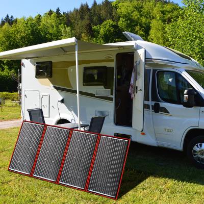 China 320W 18V Hiqh Quality Flexible Portable Solar Panel for Camping/Boat/RV/Travel/Home/Car 156.75mmx156.75mm for sale