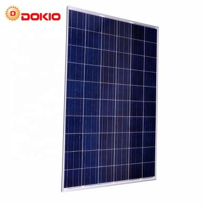 China 265W Crystalline Poly Solar Panel High Quality PV Module For 10-50KW Solar Bank 156.75mmx156.75mm for sale