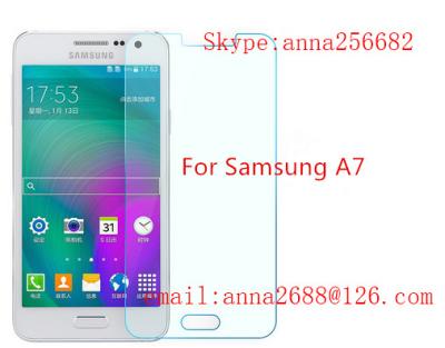 China Samsung A7 glass screen protector for sale