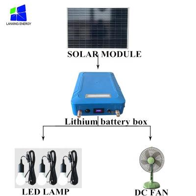 China New Product Home Solar Power Powered 20w 30w 50w Off-Grid Solar System for sale