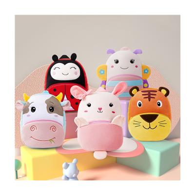 China Other Customized Plush School Bag Children Kindergarten Animal Cute Animal School Bag for sale