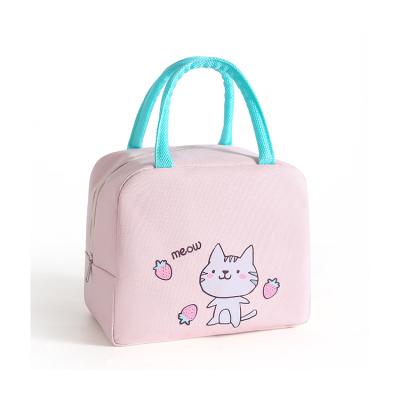 China 2021 Fashion Lunch Bag Cooler Tote Portable Insulated Box Thermal Food Container Handbag School Food Cooler Bag for sale