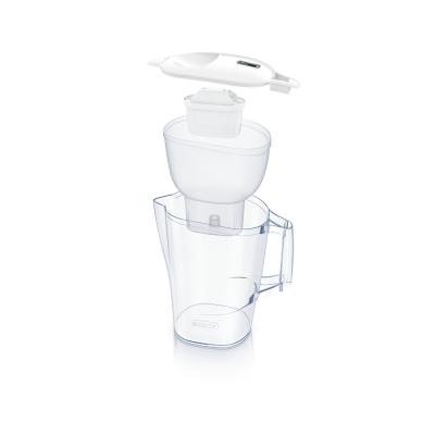 China New Arrival Good Quality Household Manual Pitcher Best Aluna Cool White 2.4L Water Filters for sale