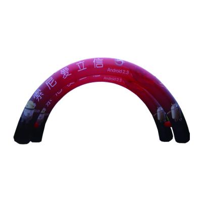 China Outdoor Business Promotion Inflatable Door Arch Custom Make Giant Inflatable Double Arches For Events for sale