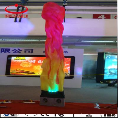 China customized flowing inflatable flame dancer with LED for advertising and event for sale