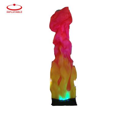 China inflatable decoration product, inflatable glowing flame air dancer for sale