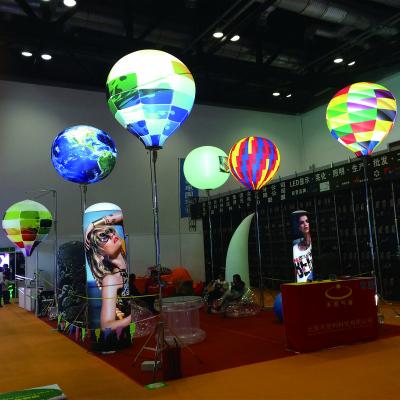 China Oxford or PVC GM01 Inflatable LED Ball Various Colors And Sizes Pvc  Ball Sphere For Event Decoration Te koop