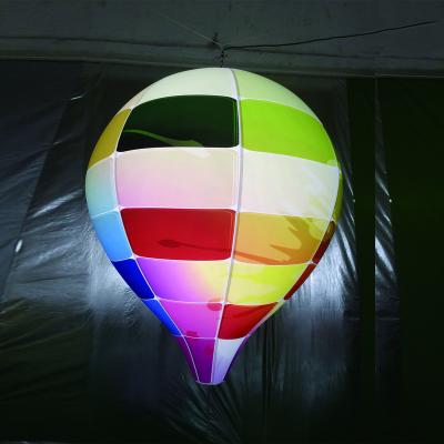 China Advertising Hot Air Styling Inflatable LED Ball Helium Balloon Custom Printing Hot Air for sale