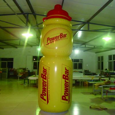 China GM01 Advertising Inflatable Beer Bottle With LED Lights Transparent Bottle Packaging Inflatables Te koop