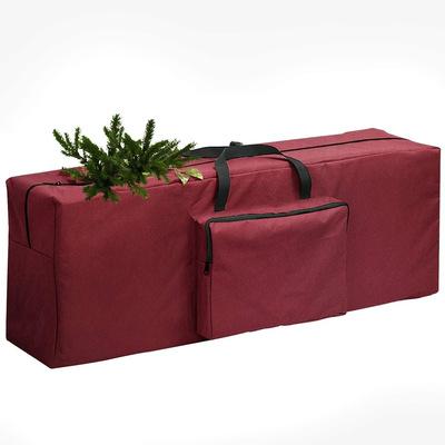 China Amazon Sustainable Hot Sale Custom Duffle 600d Oxford Canvas Christmas Tree Storage Bag for sale