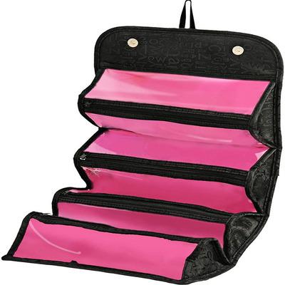 China Eco-Friendly 4 Kits For Rolled Makeup Bag Toiletry Travel Organizer For Women 4 Removable Storage Bags for sale