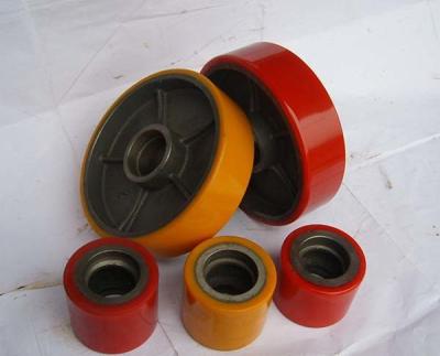 China Polyurethane Transport Beam Trolley Wheels 1.5T for sale