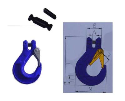 Cina JTR-HL12 G100 Clevis Sling Hook con chiusura in vendita