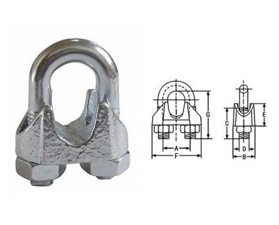 China JTR-RC01 Din741 Galv-Verformbarkeitsseilclampen zu verkaufen