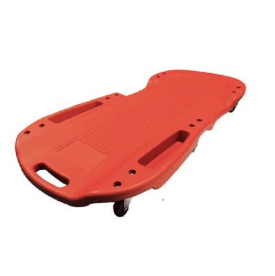 China Color rojo Creeper plegable Mecánica de automóviles Creeper almohadillado Sillón de carrito Creeper cama de automóvil en venta