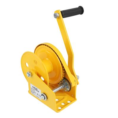 中国 Hand Winch 2000 lbs Capacity Steel Construction Yellow Finish Ideal for Marine Automotive and Industri 販売のため