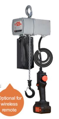 China RECHARGEABLE LI BATTERY ELECTRIC CHAIN HOIST for sale