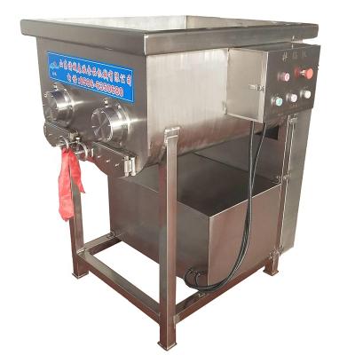 China Wholesale High Quality Commercial Meat Processing Plant Meat Mixer Stuffing Making Automatic Electric Machine Electric Power Meat Processing for sale