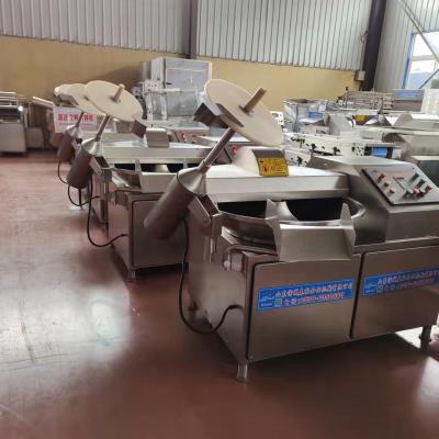 China Industrial Commercial 125L Meat Processing Meat Cutting Machine /meat Bowl Cutter Mixer Machine for sale