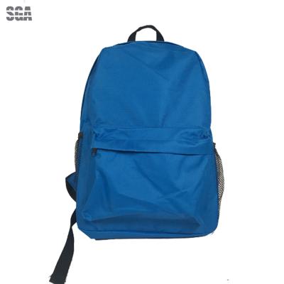 China Custom Student Backpack Promotion 600D Polyester Fabric Backpack School Bag Advertising for sale