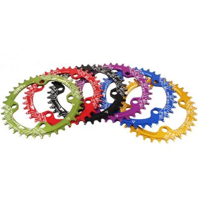 China Moutain Bikes 30T 32T 34T 36T 38T 40T 42T Round Narrow Wide Round Mountain Bike Chain Bicycle MTB Oval Sprocket for sale