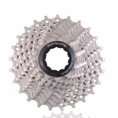 China Bicycle Sprockets 6 Speeds Road Bicycle Freewheel 8/9/10/11 Speed ​​Steel Bike Cassette 11-25/28/36t Freewheel Road Bike Cassette for sale