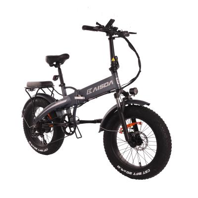 China New design steel folding fat electric bike 48V tire off road mini ebike mountain electric bicycle for sale