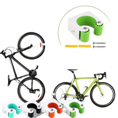 China Portable Bicycle Wall Rack Mountainbike Spoke Storage Road Bike Wall Parking for sale