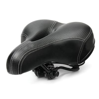 China Submissive And Strong Bicycle Seat Saddle Comfortable Leather Seat Wholesale Quality Saddle Bicycle Seat Soft for sale