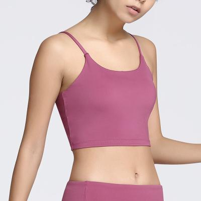 China OEM/ODM Breathable Women's Super Soft Comfort Sport Slimming Sexy Crop Tops Yoga Training Wear for sale