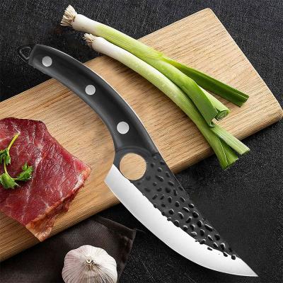 China Sustainable Newcomer Hand Forged Cleaver Knife Cutter Bone Knife For Butcher for sale