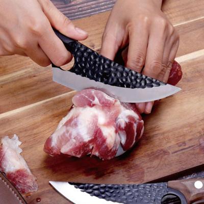 China Kichen Stocked Viable Stainless Steel Meat Boning Knives Chopper Knife For Kitchen Knife for sale