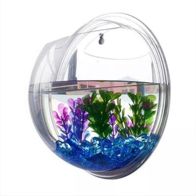 China Mini best viable wholesale aquarium hanging wall aquarium acrylic aquarium small desktop aquarium for sale