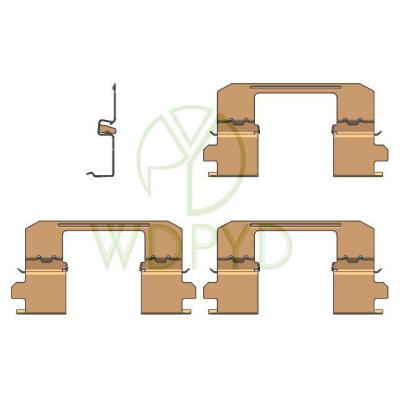 China 8980791040 8979475710 8979474660 BRAKE PAD REPAIR KIT BRAKE PAD ACCESSORIES LOTS FOR ISUZU D-MAX FOR CHEVROLET PIONEER MDB3185 PIONEER (31UX) for sale