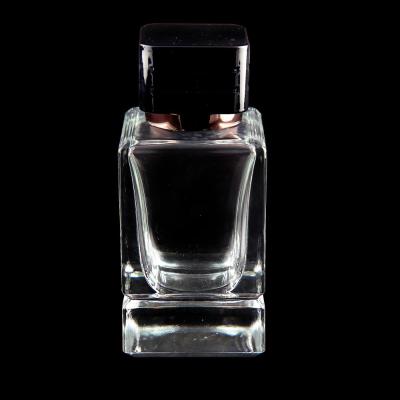 China Perfume Glass Square 50ml Perfume Bottle for sale