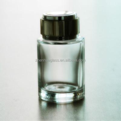 China Perfume Cylinder Shaped Glass Perfume Bottles 100ml for sale