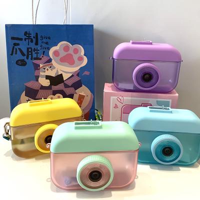 China High Quality Cute Mini Camera Shape Ice Cream Plastic Water Bottle Drinks Ice Cream Girls Purses and Handbags for sale