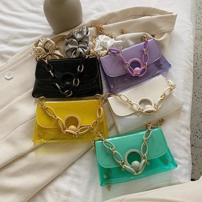 China Fashion Handbags 2020 Women Ladies Jelly Designer Jelly Bags Cross - Body Jelly Bag for sale