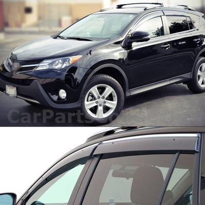 China 3M Adhesive Tape 4PCS Plastic Car Window Sun Shade for sale