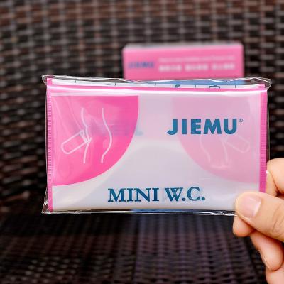 China Travel Modern Disposable Urinal Collection Jiemu Pink Portable Urine Bag For Women Kids Men Emergency Toilet Urine for sale