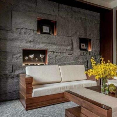 China Modern Interior Luxury Decoration PU Imitation Stone Decorative Wall Panel for sale