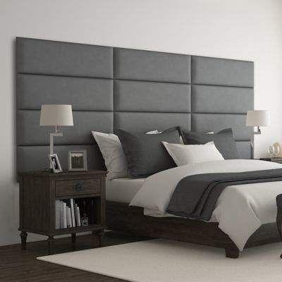 China Beautiful Custom Size Hotel Guest Room King Headboard Upholstered Wall Panels for sale