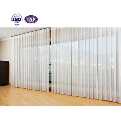 China Blackout Aesthetics Semi Umbrella Semi Vertical Blinds Dreamlike Curtain for sale