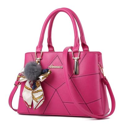 China Fashion PU Women Shoulder Bag Fashion Ladies Genuine Leather Handbags for sale