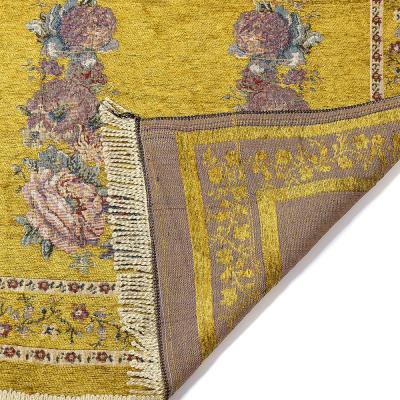 China Stain Resistant 70X110Cm 80*120cmPremium Quality Chenille Sajadah Tasbeeh Pocket Prayer Mat Turkey Prayer Rug for sale