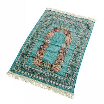 China Stain Heavy Duty 70X110Cm Manufacturer 80*120cmReliable Thick Prayers Rug Muslim Travel Praying Portable Prayer Blanket for sale