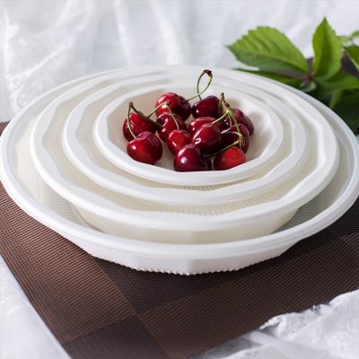 China Minimalist Environmentally Friendly Biodegradable Disposable Dish Dinnerware Dessert Dessert for sale